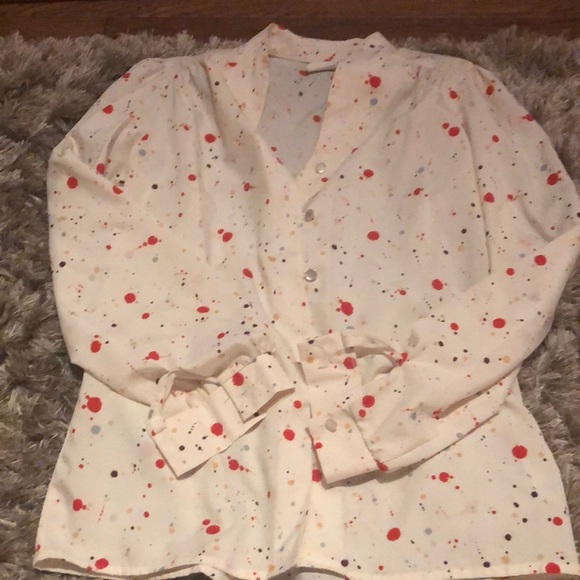 2 for 15: Vintage blouse size small equivalent